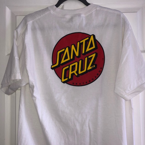 Santa Cruz Skateboards Tops - santa cruz shirt